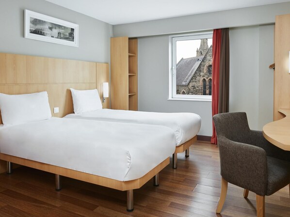 Chambre avec lits jumeaux, 2 lits une place