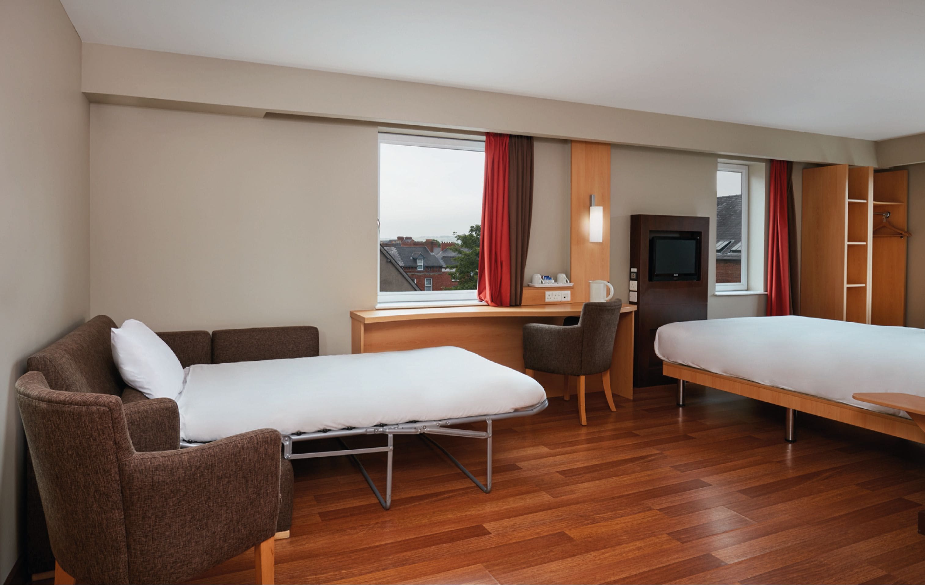 in-room safe, desk, iron/ironing board, free cots/infant beds