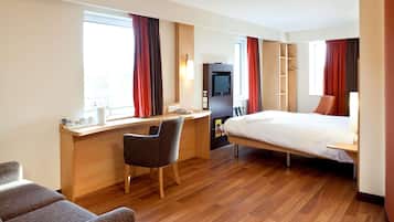 In-room safe, desk, iron/ironing board (on request)