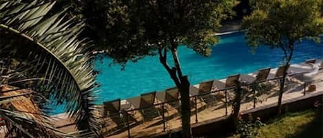Deluxe Double or Twin Room, 1 Bedroom, Non Smoking, Pool View | View from room