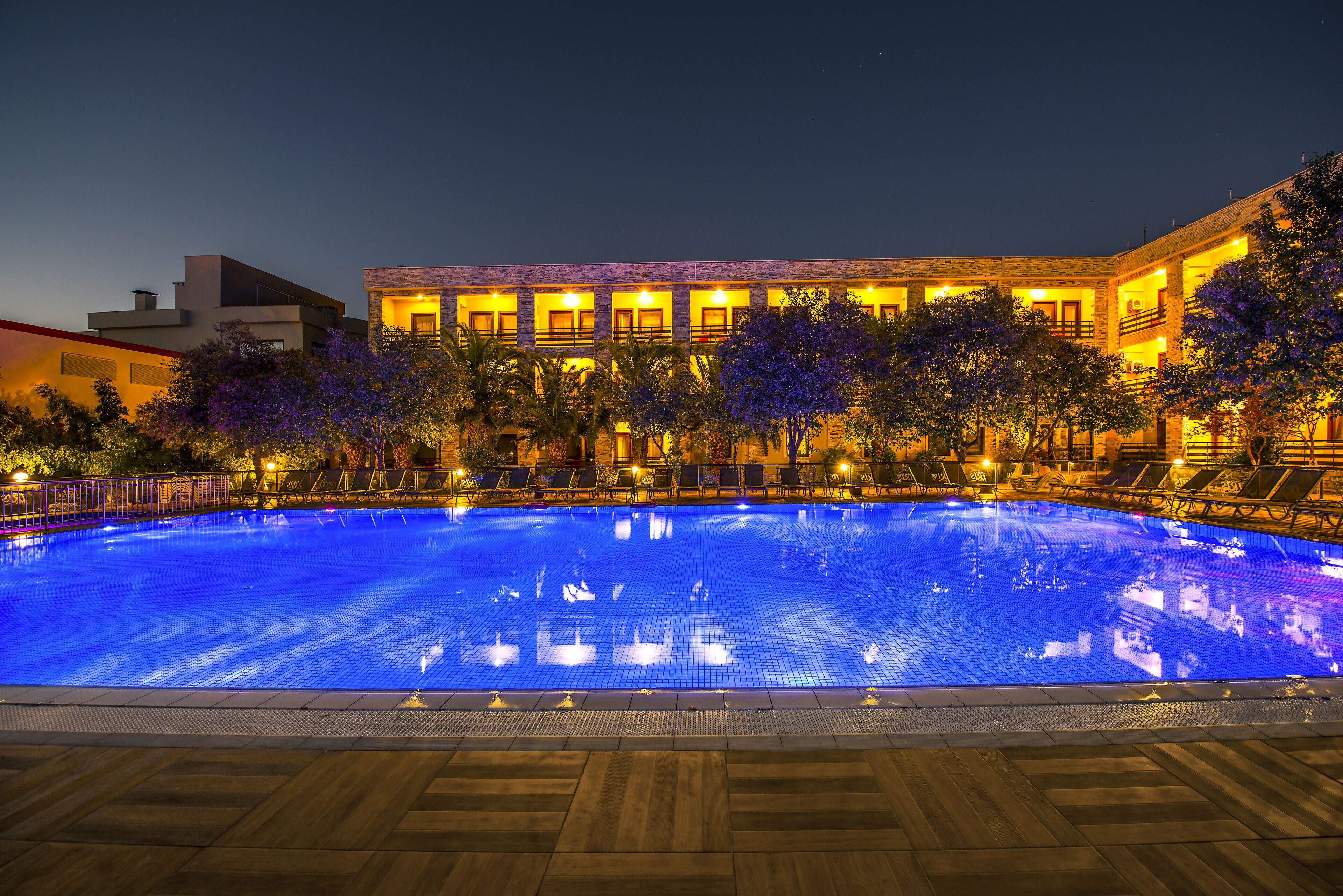 Front of property – evening/night