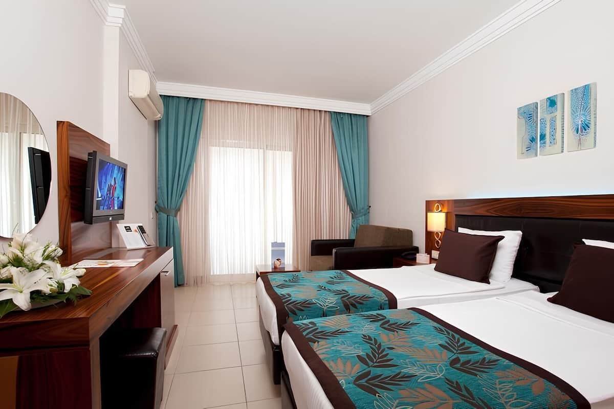 1 habitación y ropa de cama de alta calidad
