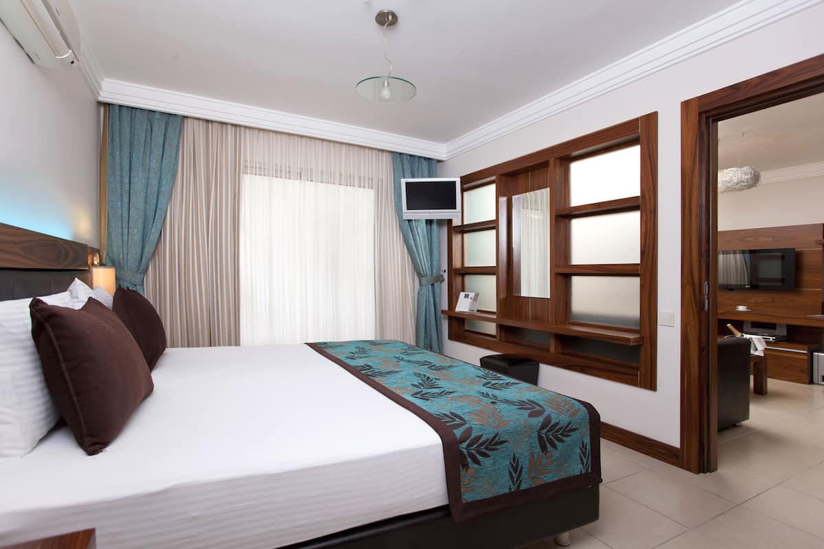 1 habitación y ropa de cama de alta calidad