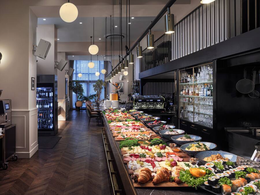 Dagelijks ontbijtbuffet (EUR 20 per persoon)