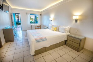 Basic Suite, Ocean View | Pillowtop beds, in-room safe, iron/ironing board, free WiFi