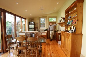 Bishop's Garden Suite - 82 Molesworth Street | Private kitchenette | Fridge, microwave, stovetop, coffee/tea maker