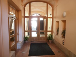 Interior entrance