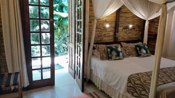 Bungalow estándar | Sábanas de algodón egipcio, camas Select Comfort y minibar