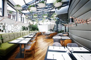 Breakfast, lunch and dinner served