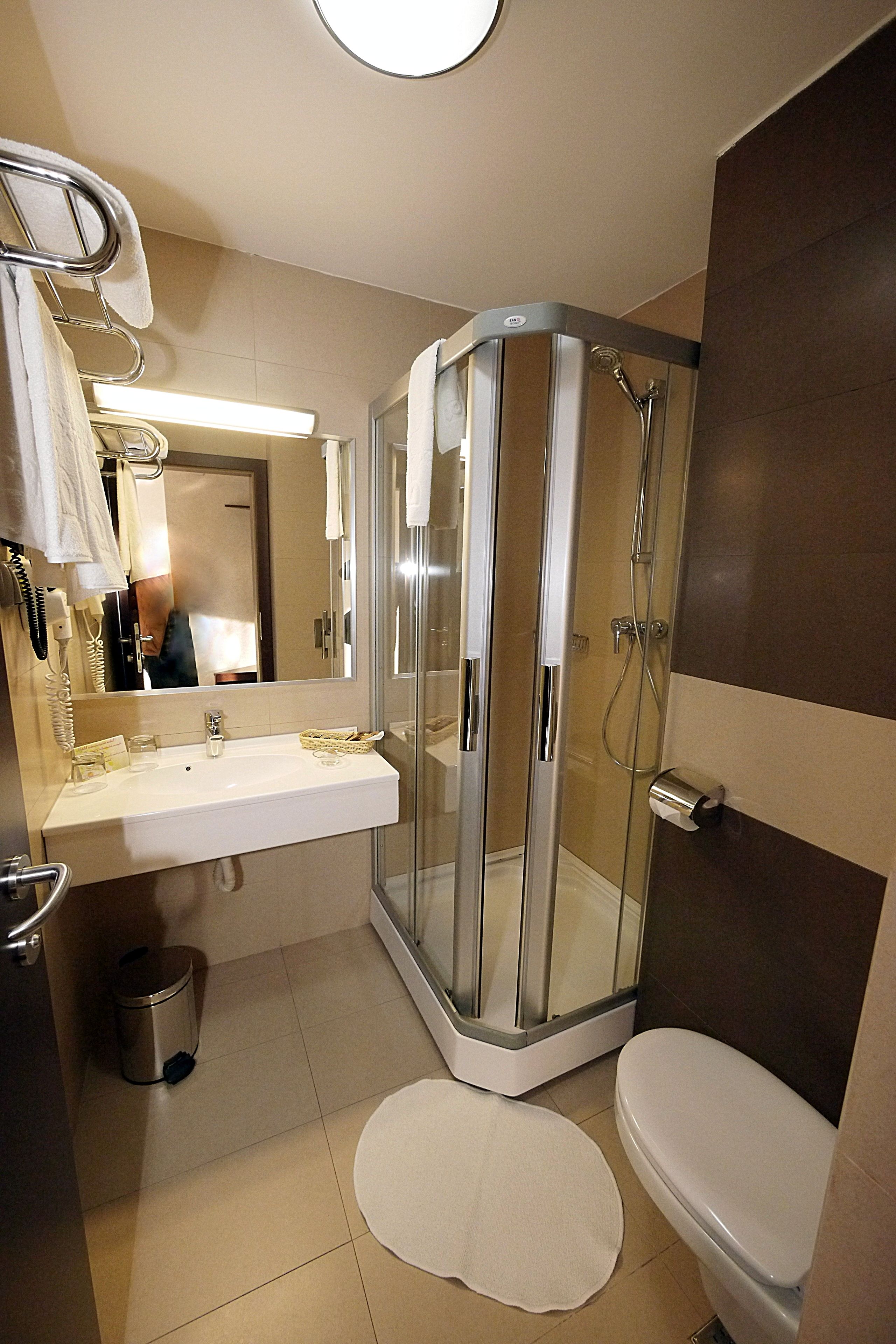 single room | bathroom | shower, rainfall showerhead, designer toiletries, hair dryer