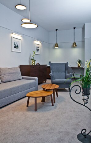 Leilighet – comfort | Oppholdsrom | Flatskjerm-TV