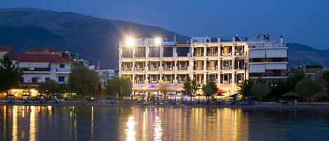 Voorkant van accommodatie