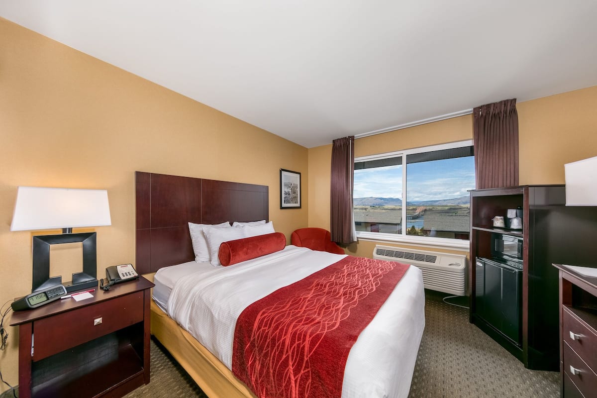 Room, 1 Queen Bed | Pillowtop beds, soundproofing, iron/ironing board, free WiFi