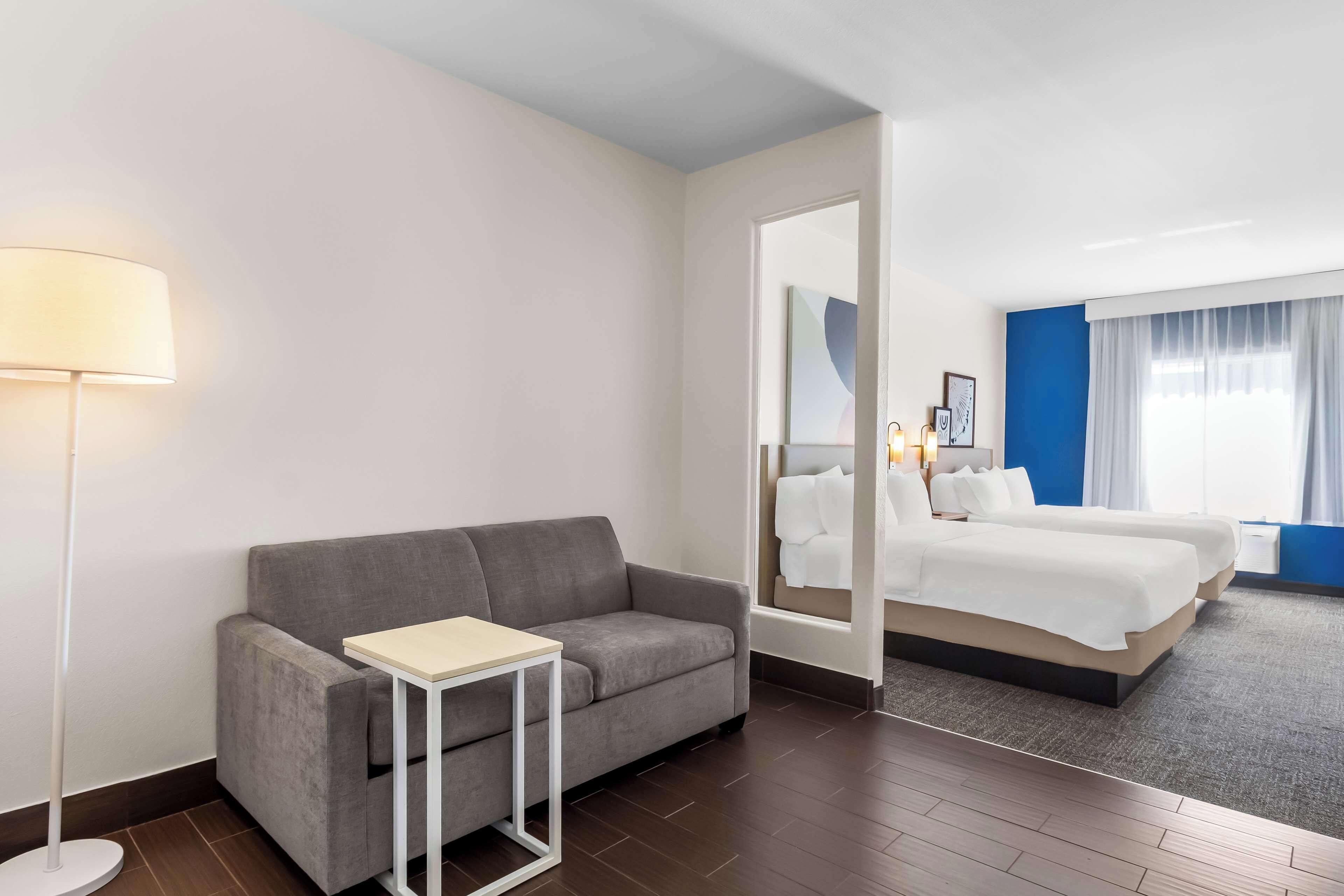 down duvets, pillow-top beds, individually decorated