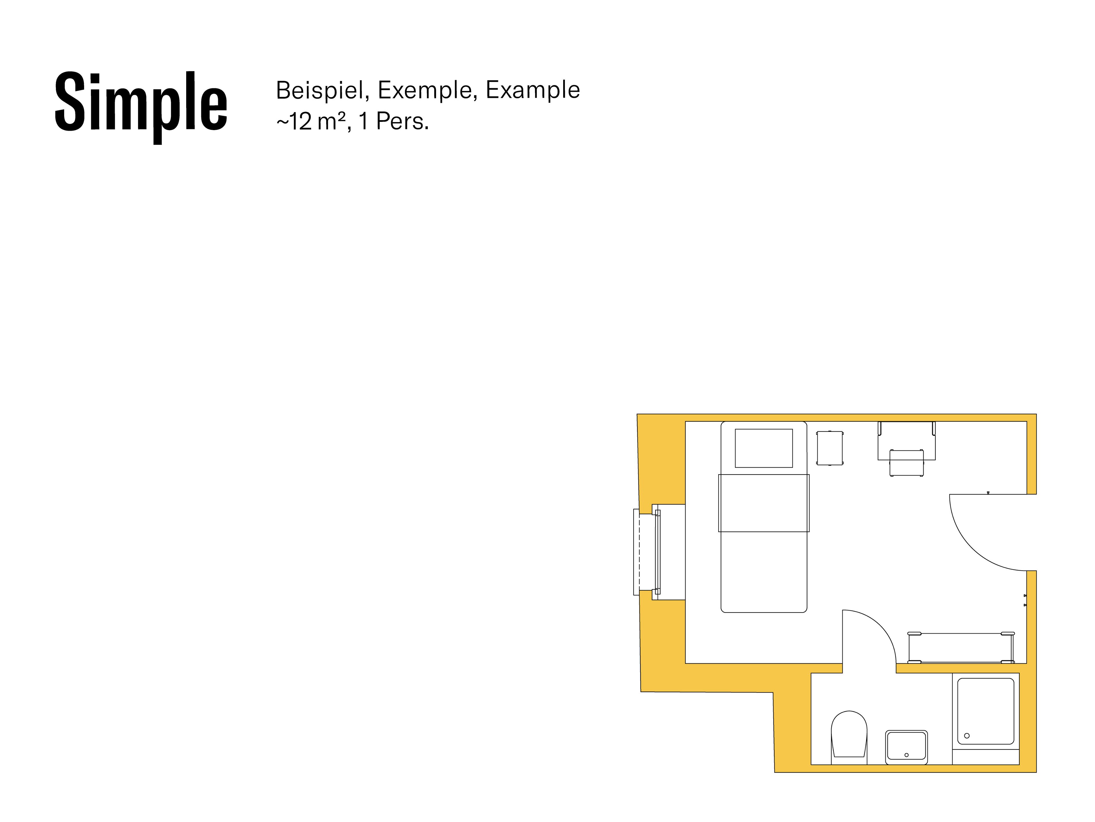 simple | 1 bedroom, individually furnished, desk, iron/ironing board