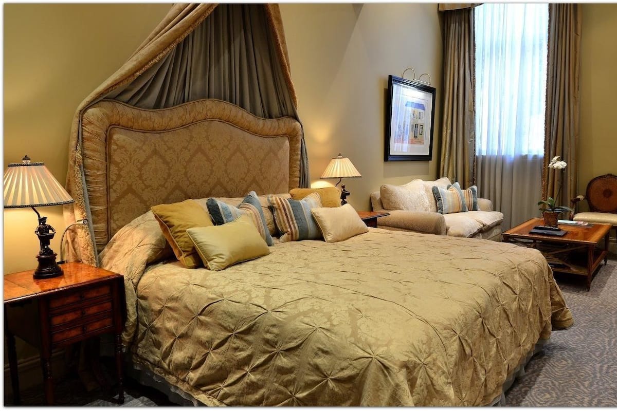 Cadar Frette Itali, peralatan tempat tidur premium, gebar bulu kapas