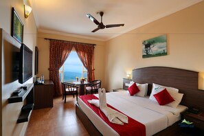 標準客房, 1 張標準雙人床, 山谷景觀 | 客房內保險箱、書桌、免費無線上網、床單