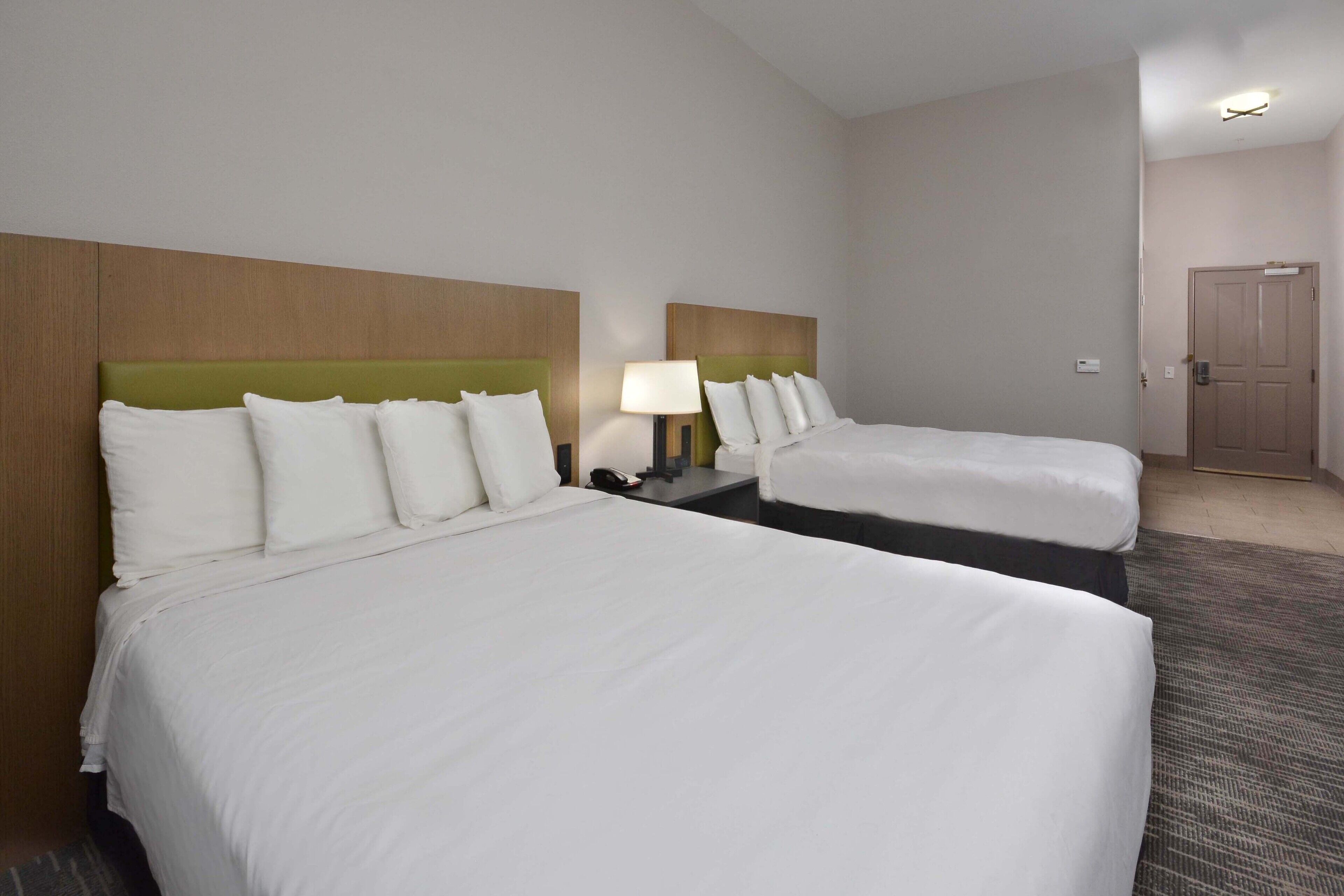 room, 2 queen beds, non smoking | 1 bedroom, desk, laptop workspace, blackout curtains