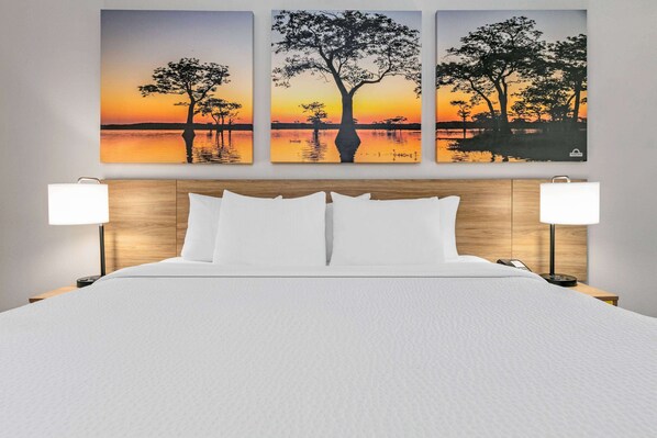 Habitación estándar, 1 cama King size | Escritorio, tabla de planchar con plancha y cunas gratuitas