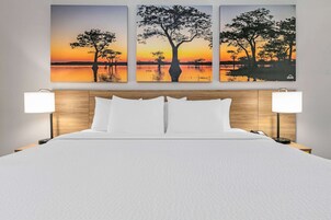 Standard Room, 1 King Bed | Desk, iron/ironing board, free cribs/infant beds, rollaway beds