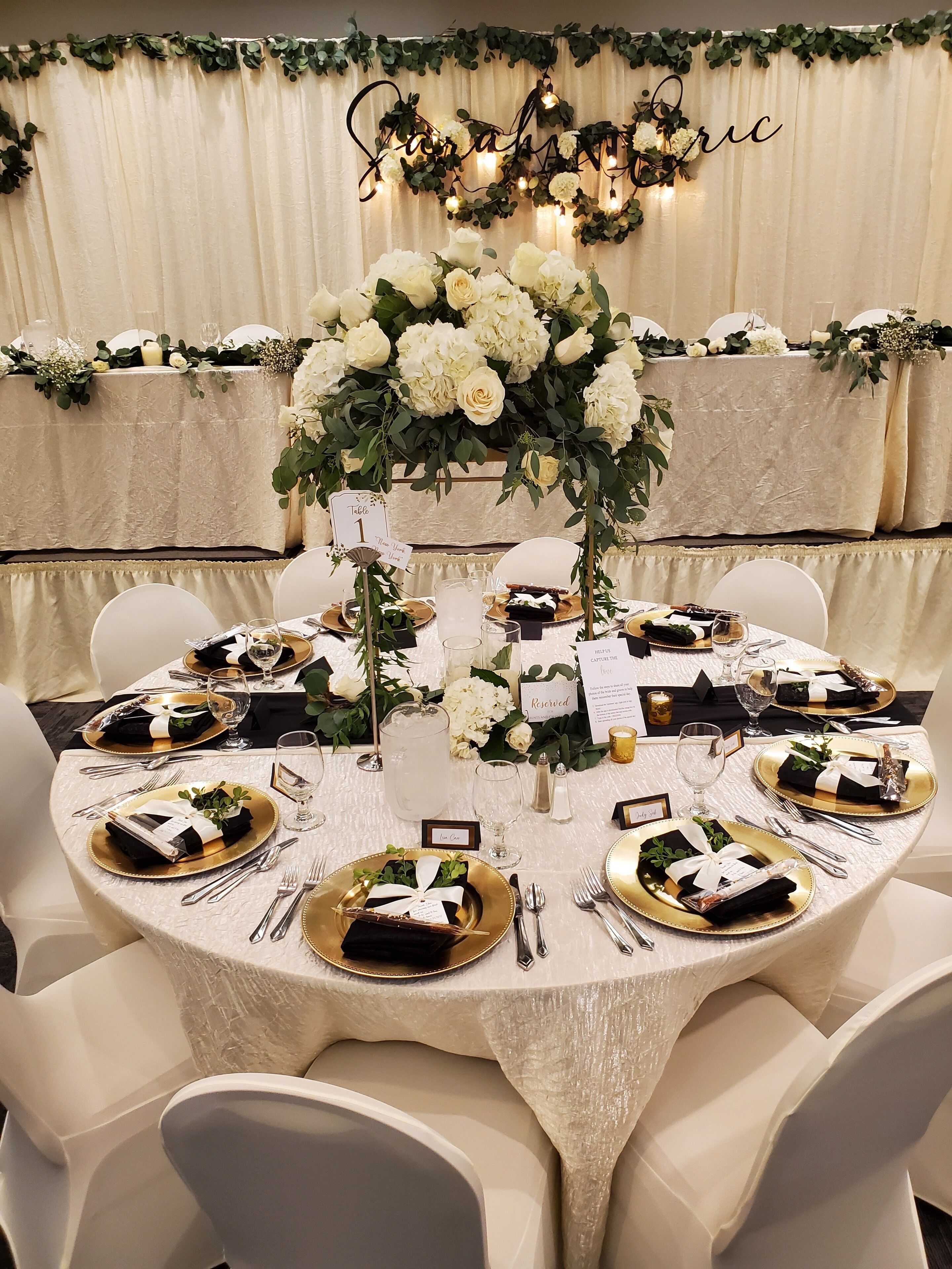 Indoor wedding