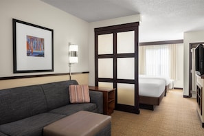 Down duvets, pillow-top beds, desk, blackout curtains