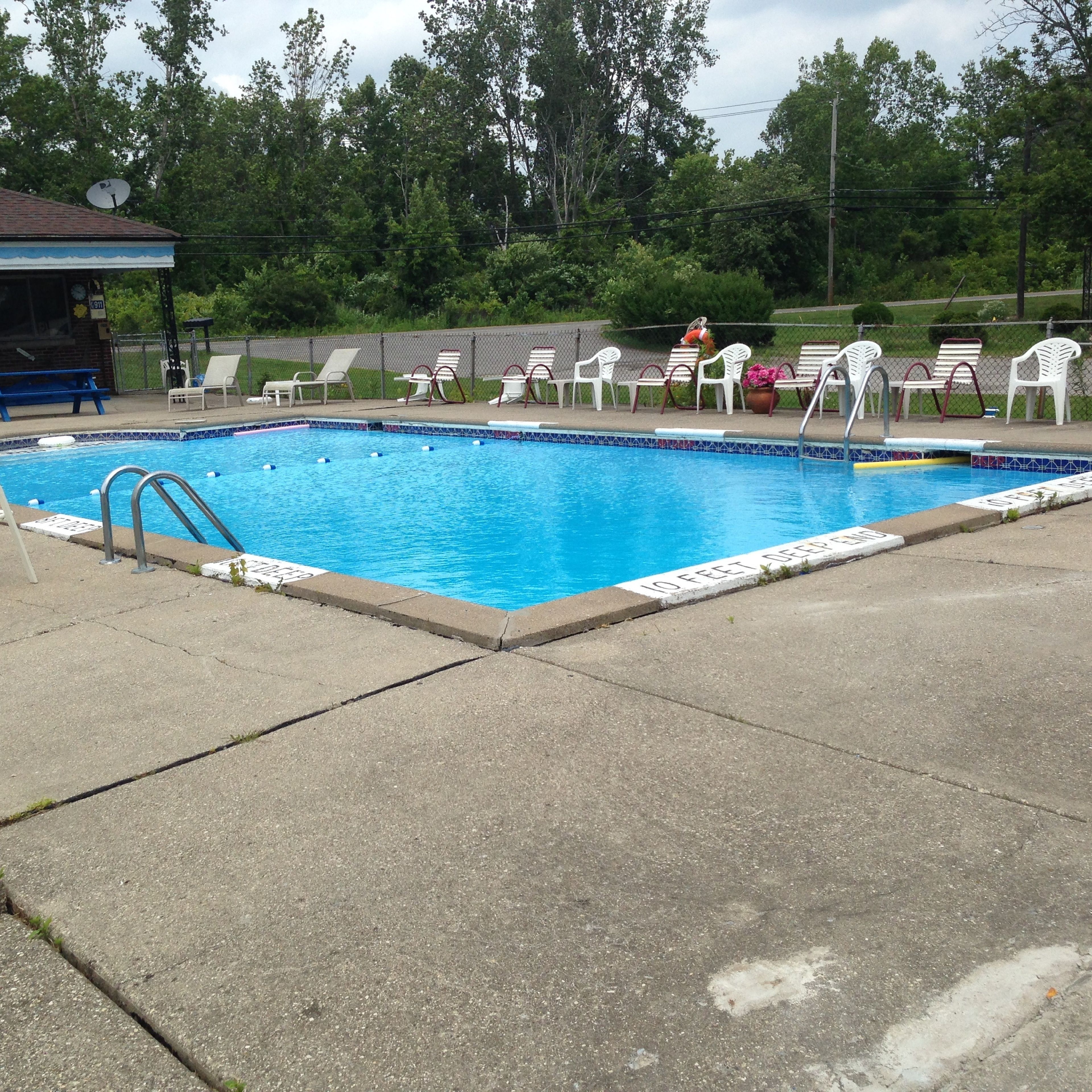 Seasonal outdoor pool