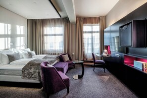 Deluxe-rum - 1 queensize-säng | 1 sovrum, allergitestade sängkläder, gratis wi-fi och sängkläder