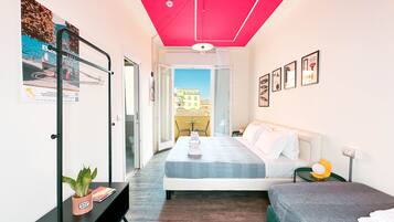 Down duvets, desk, free WiFi, bed sheets