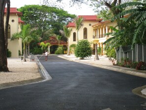 Entrada de la propiedad