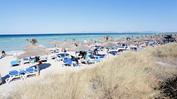 Vlak bij het strand