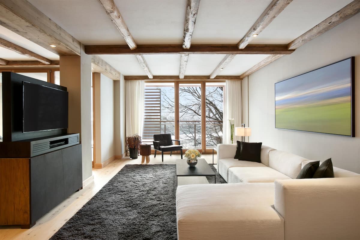Suite (Alpen Suite) | 1 slaapkamer, hypoallergeen beddengoed, een minibar