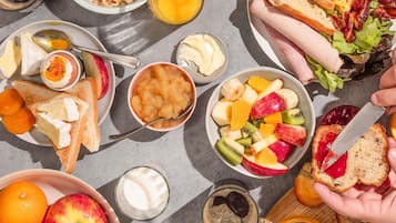 Daily continental breakfast for a fee
