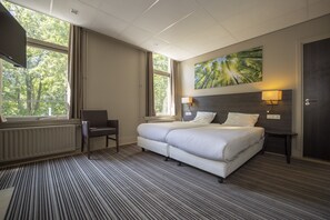 Standard Double Room (with Shower) | Desk, blackout curtains, iron/ironing board, cots/infant beds