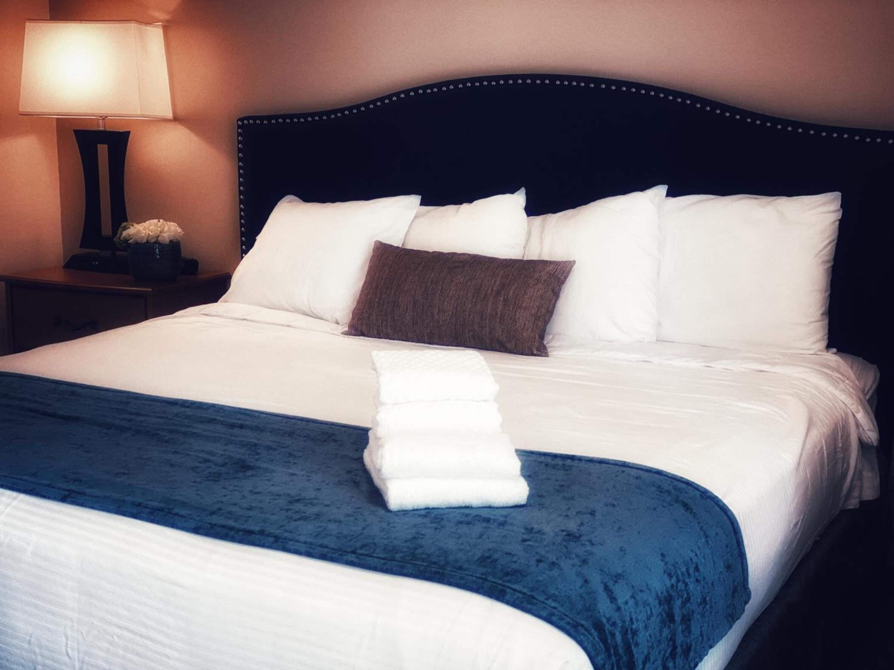 Room, 1 King Bed | Desk, iron/ironing board, WiFi (free), bed sheets