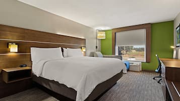 Standard Room, 1 King Bed | 1 bedroom, desk, iron/ironing board, free cribs/infant beds