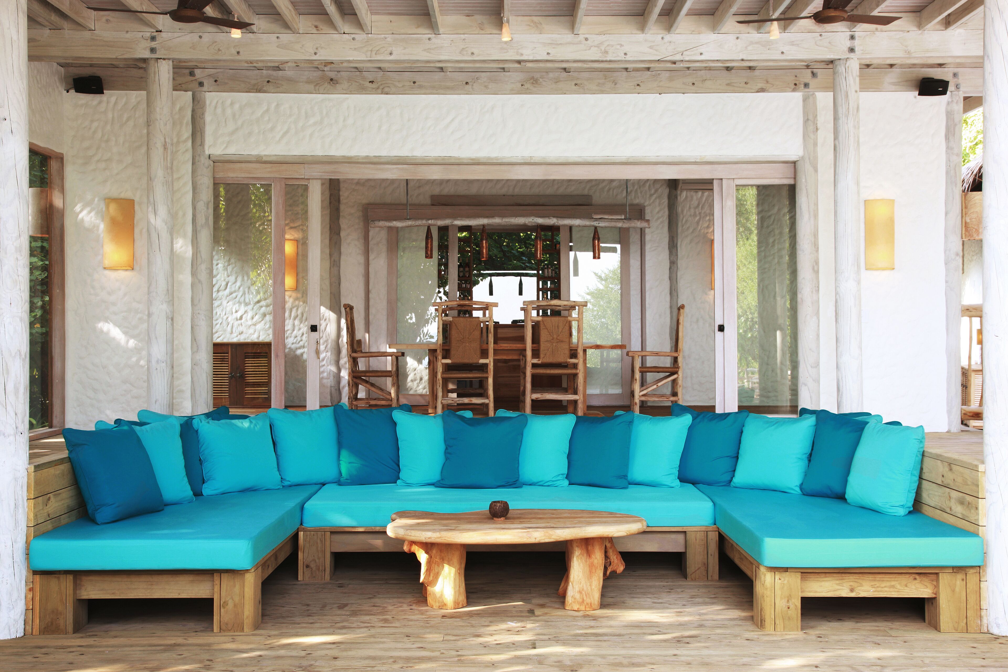 3 Bedroom Crusoe Suite with Pool | Living area | Flat-screen TV, fireplace, DVD player, foosball