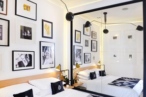 雙人房, 1 張加大雙人床 | 高級寢具、客房內保險箱、獨特裝潢、布置獨特