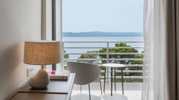 Standard-Doppelzimmer, Balkon, eingeschränkter Meerblick | Ausblick vom Zimmer