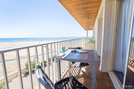 Beach/ocean view. Olydea Saint Pierre la Mer le Neptune