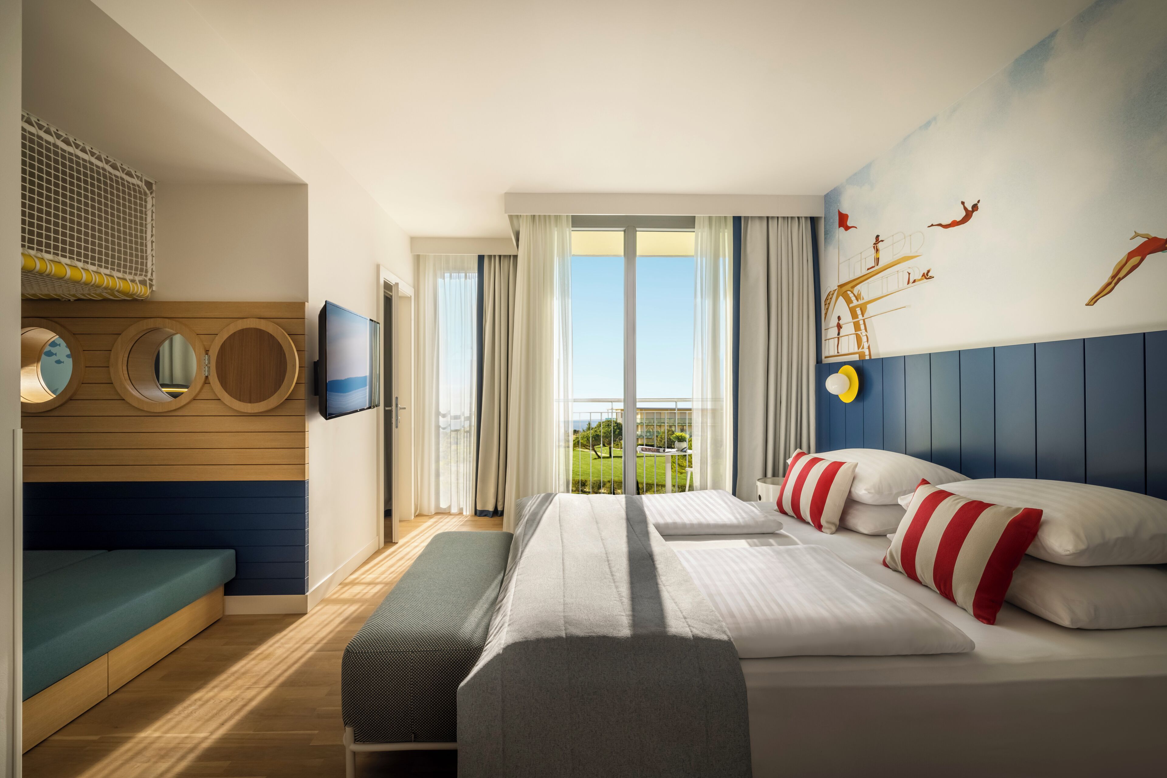 Chambre Familiale, balcon (Deluxe) | Vue de la chambre