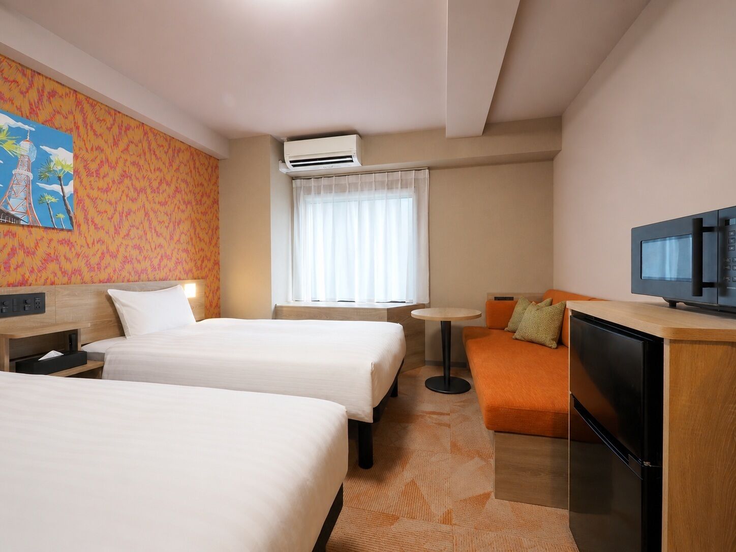 Standard Twin Room, City View | Down comforters, desk, WiFi (free), bed sheets