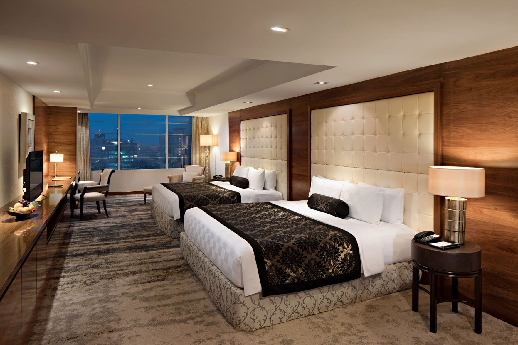 Premium bedding, minibar, in-room safe, desk