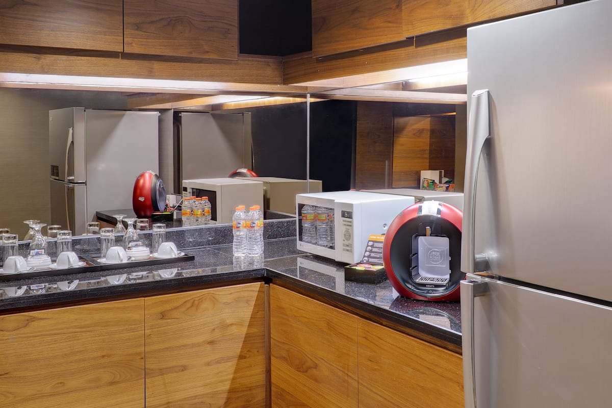 aryaduta suite | private kitchenette | fridge, coffee/tea maker, electric kettle