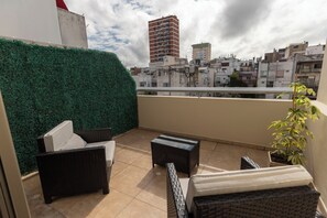 Deluxe Room, 1 King Bed, Jetted Tub | Terrace/patio - Blank Hotel Recoleta (Buenos Aires)
