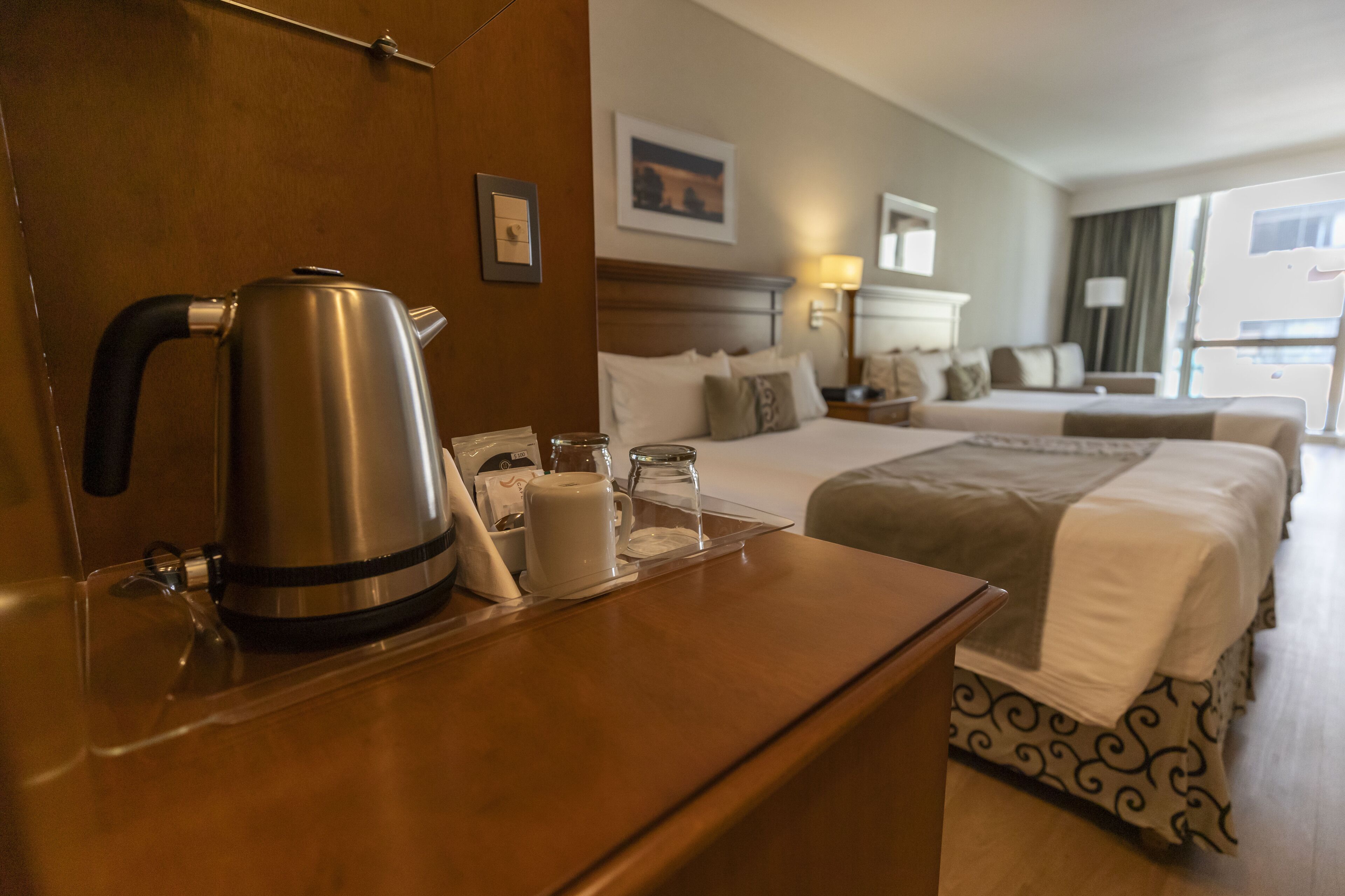 deluxe room, 2 double beds, jetted tub | 1 bedroom, premium bedding, down duvets, pillow-top beds