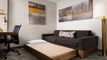 Ropa de cama hipoalergénica y escritorio