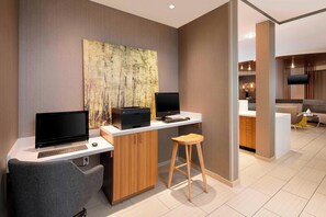 Business centre - SpringHill Suites by Marriott Indianapolis Downtown (Indianapolis)