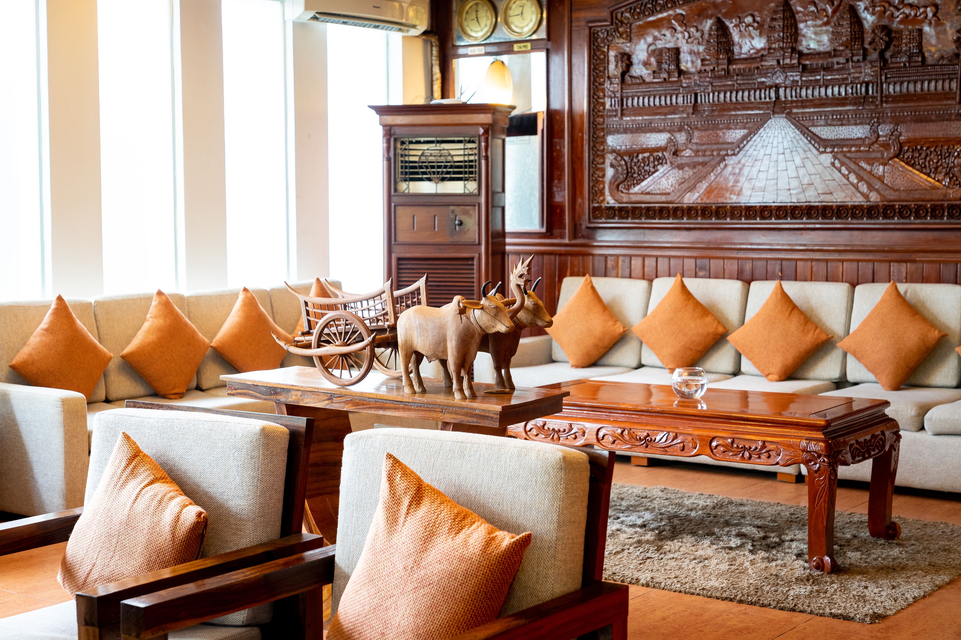 Lobby sitting area