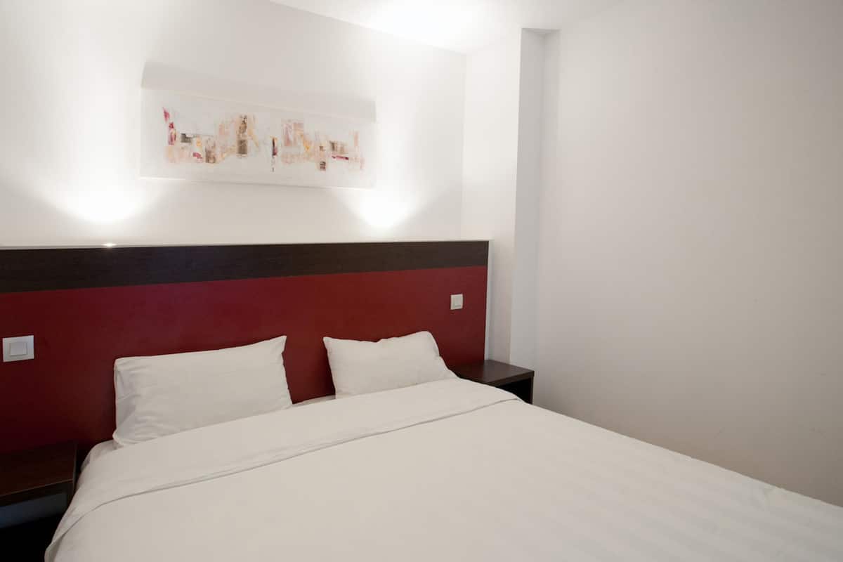 In-room safe, desk, blackout curtains, iron/ironing board